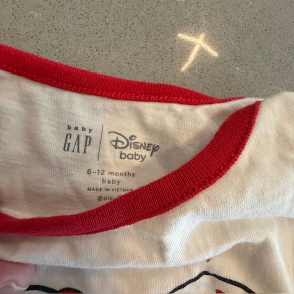 3 Barely Worn 6-12M Baby Girl Onesies Minnie, Bunny, Dogs (2 Gap, 1 Joe Fresh)
